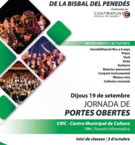 La Bisbal del Penedès ja és Escola Contrapunt!