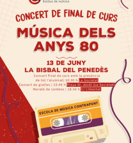 194272438_1890109207810647_1105923294250926013_n Concert final de curs amb Música dels anys 80