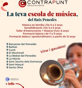 la-teva La teva escola de música del Baix Penedès!